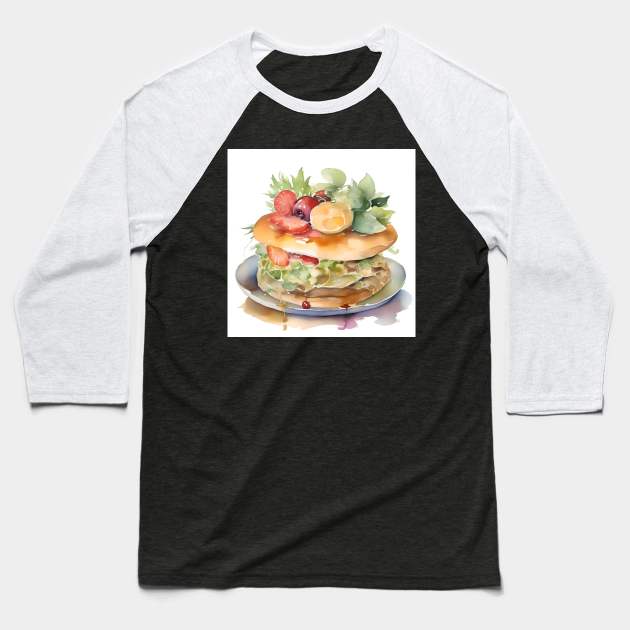 Be Kind to Food Servers Month Baseball T-Shirt by Oldetimemercan